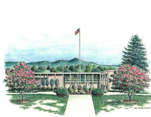 UNCA Quad, by Lee James Pantas